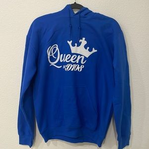 Sudadera azul “QUEEN DE DIOS “
